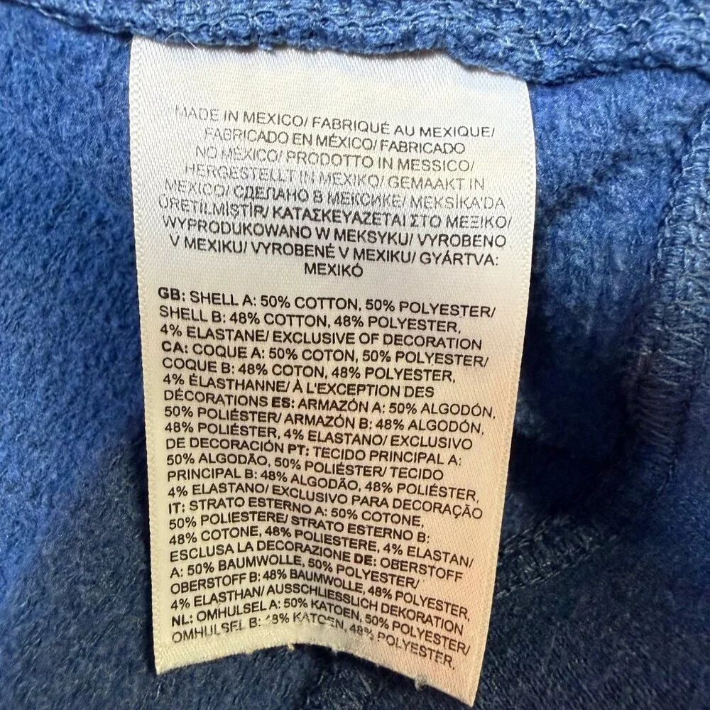 The North Face Men’s Heritage Patch‎ Hoodie Medium Blue EUC